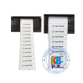 Eco friendly customize personalised school uniform Thermal printing blank iron on labels